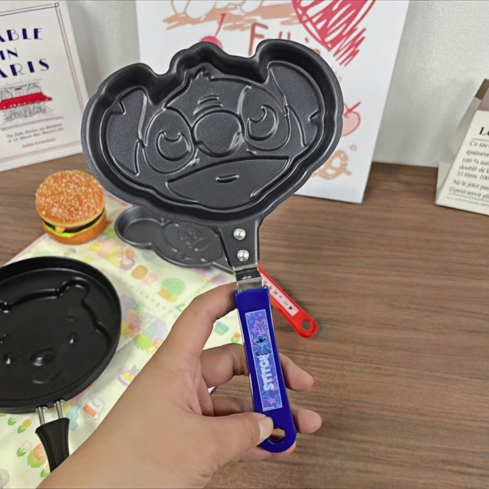 ディズニーアニメステッチミッキーマウスフライパンノンスティッ - Camping Cooking With Kids のレビューと価格