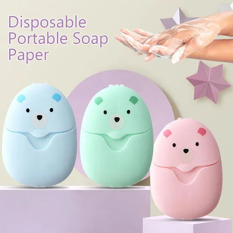 50 個旅行石鹸シートポータブル石鹸紙バスハンド屋外旅行クリ - Biodegradable Soap Camp のレビューと価格