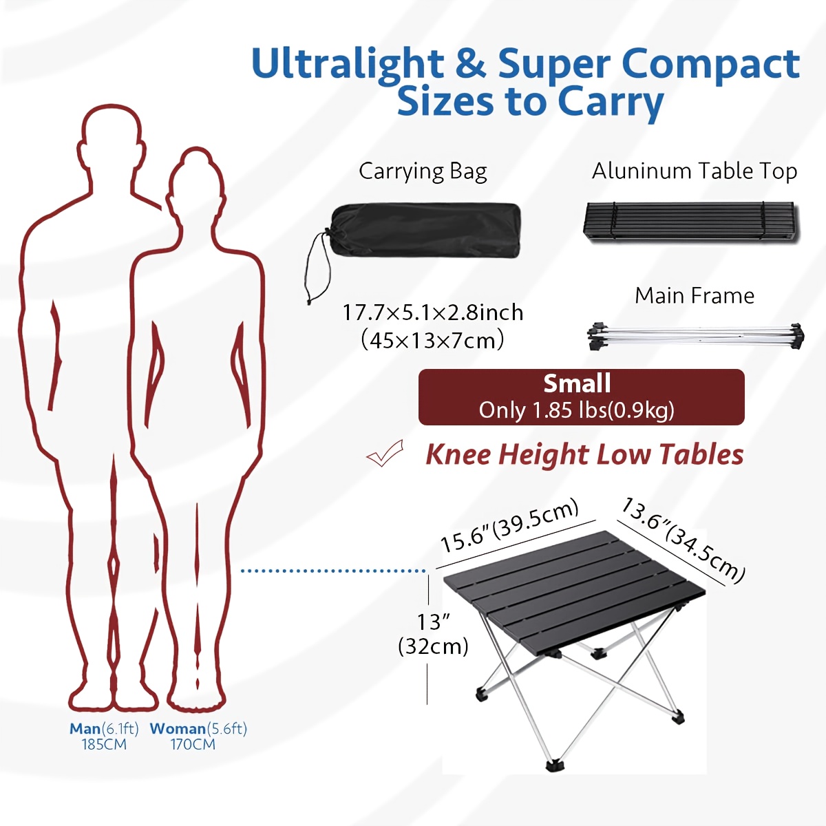 持ち運び可能な折りたたみ式キャンプテーブル、軽量でビーチ、ピ - Camping Cooking Table のレビューと価格