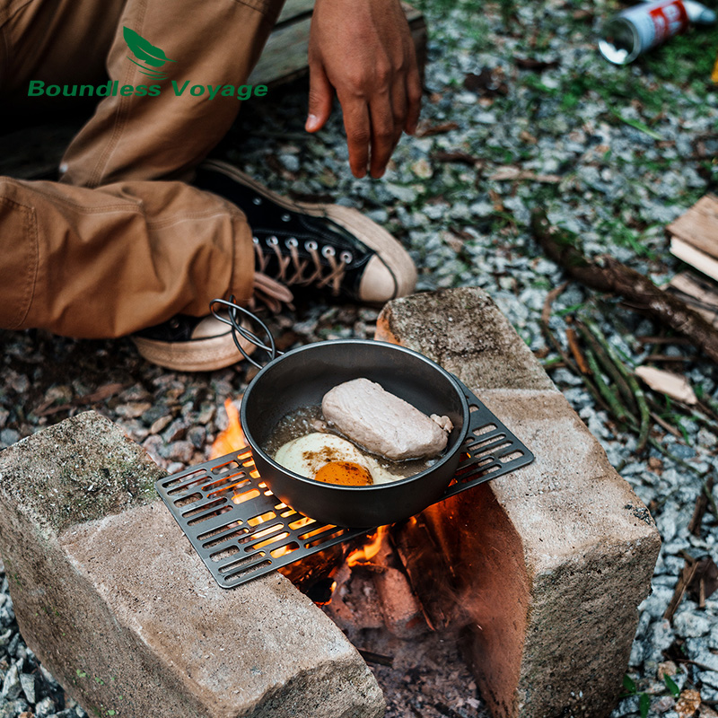チタン製チャコールバーベキュープレート,頑丈,台所用品,バー - Camping Cooking Ware のレビューと価格