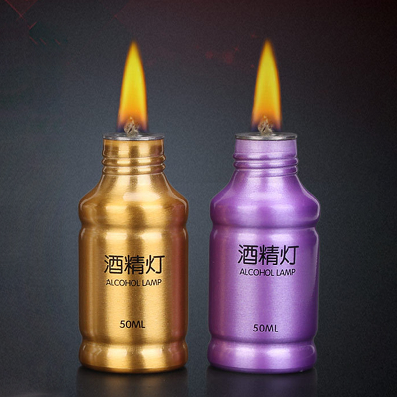 50ML アルコールバーナーランプ アルミニウム合金製ポータ - Camping Cooking Alcohol のレビューと価格
