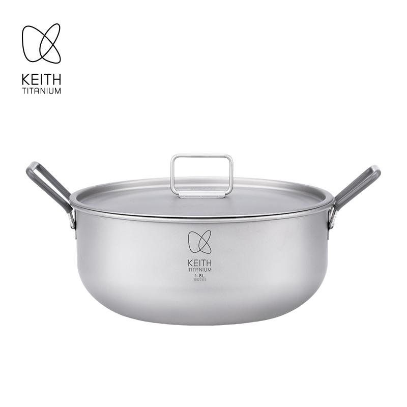 KEITH 1.8L 純チタン調理鍋 ポータブルキャンプ用ス - Camping Cooking Bag のレビューと価格