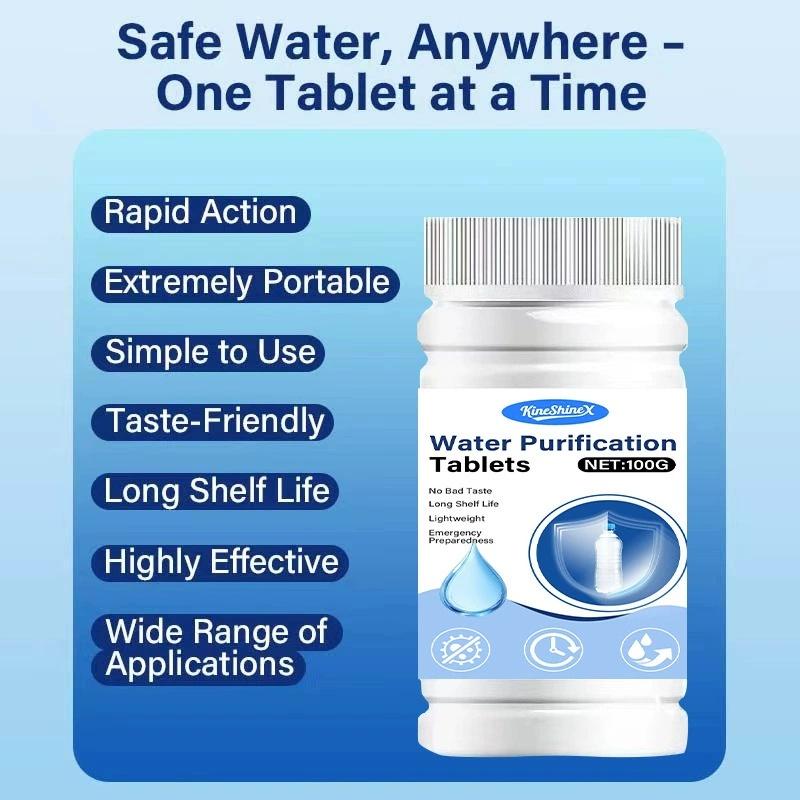 携帯用浄水タブレット 1本入り 速溶性飲料水浄化剤 キャンプ - Water Purification Tablet のレビューと価格