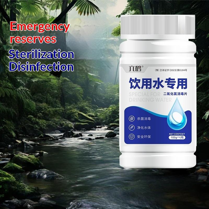 携帯用浄水タブレット 1本入り 速溶性飲料水浄化剤 キャンプ - Water Purification Tablet のレビューと価格