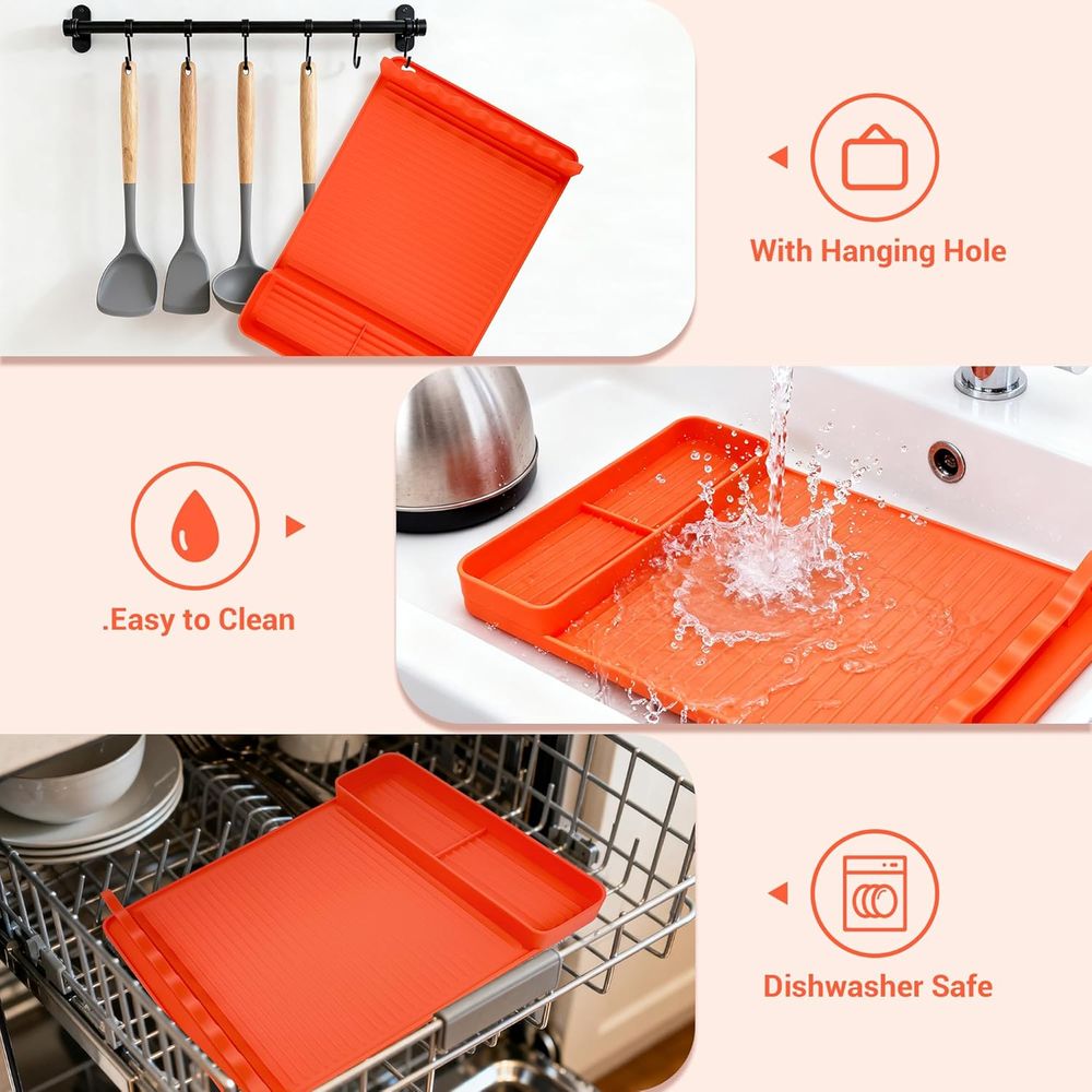 耐熱シリコングリルマット - 16x11.5インチ 滑り止め - Camping Cooking Tools のレビューと価格