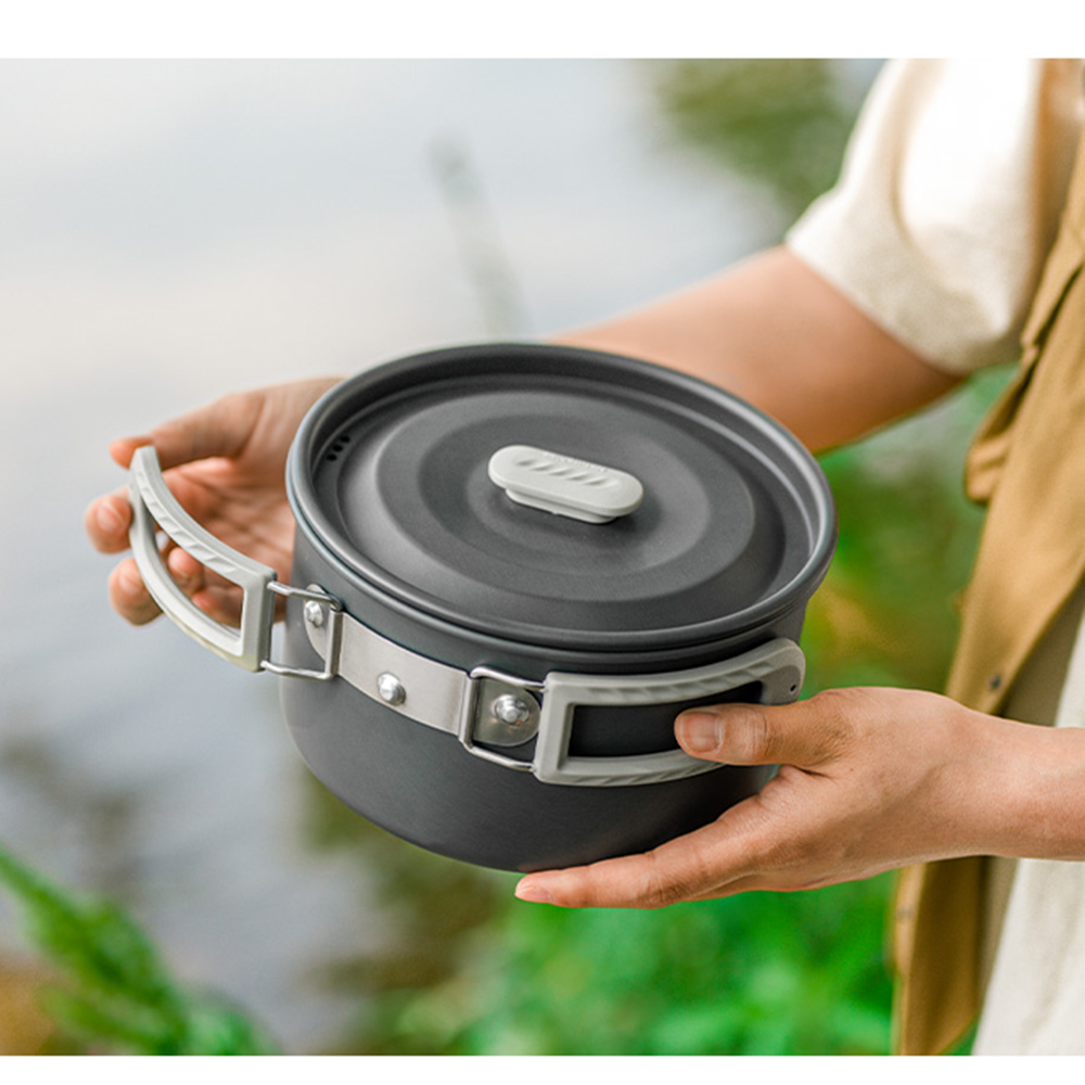 Naturehike アウトドアポットセット、キャンプ調理器 - Camping Cooking Frying Pan のレビューと価格