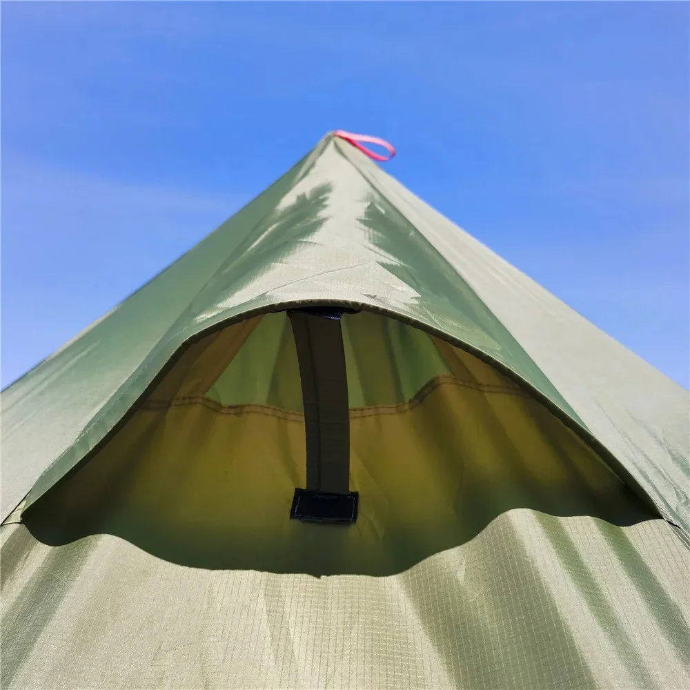 新しいピラミッドテントスノースカート付き超軽量屋外キャンプテ - Camping Cooking Snow のレビューと価格