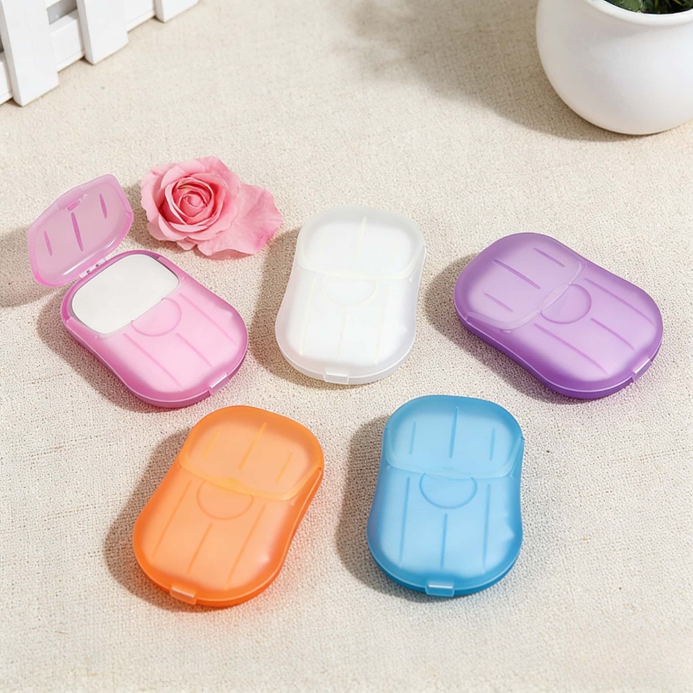 携帯用生分解性使い捨て紙石鹸シート、旅行キャンプ用天然ハンド - Biodegradable Soap Camp のレビューと価格